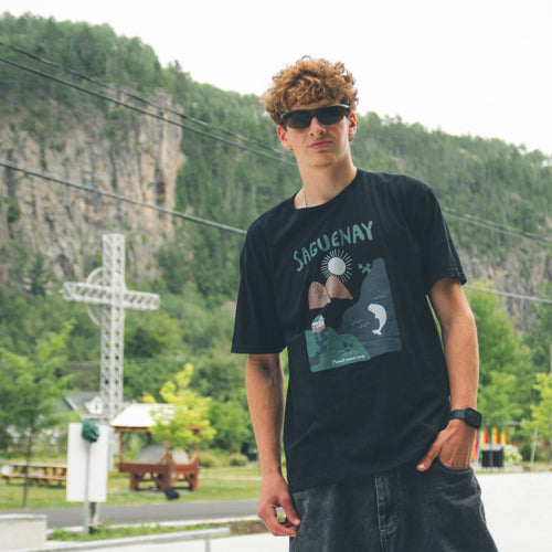 T-shirt imprimé Saguenay - Unisexe