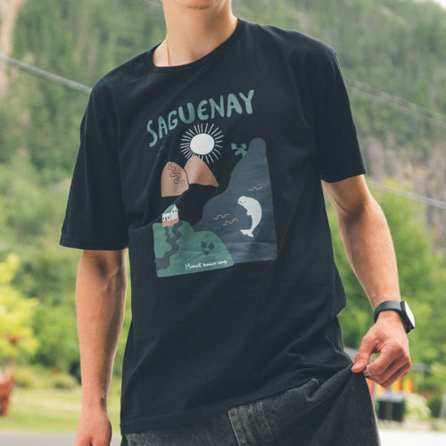 T-shirt imprimé Saguenay - Unisexe