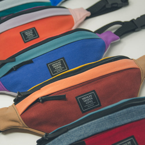 Sac banane 1L surcyclé - Signature - Collection Choix de l'atelier - Couleurs aléatoires