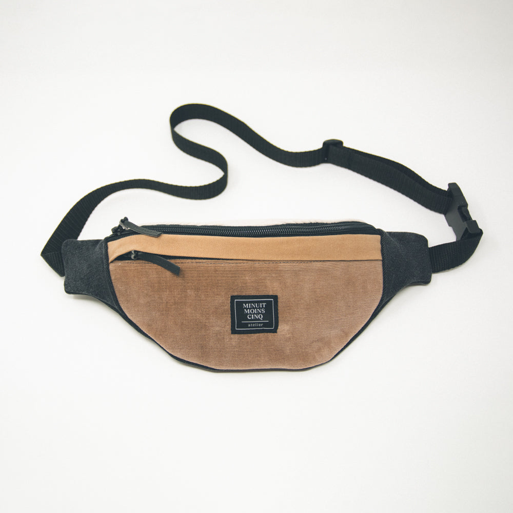 Sac banane 1L surcyclé - Signature - Collection Choix de l'atelier - Couleurs aléatoires